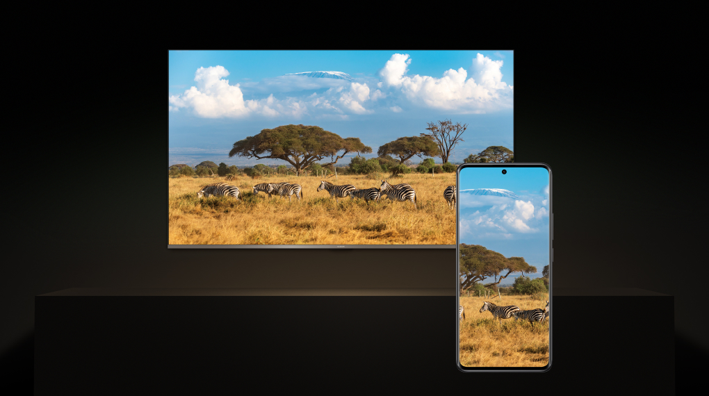 Chất lượng hình ảnh: QLED Quantum Dot + HDR10/HLG nhìn nịnh mắt